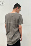BORIS BIDJAN SABERI Short Sleeve T-Shirt TS ONE PIECE RF F035 Charcoal Gray 3 PBBS21